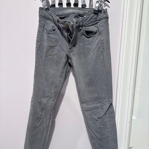 American Eagle Outfitters Women's Charcoal Skinny Jeans